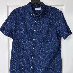 Madewell Short Sleeve Blue Button Down